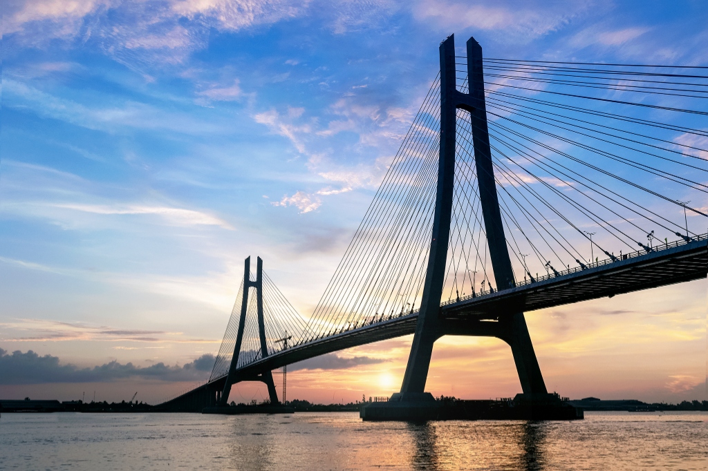 Vam Cong Bridge Construction